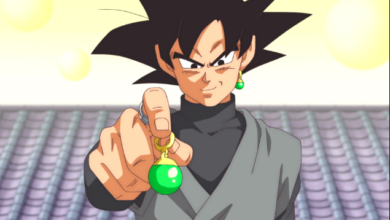 Black Goku Earring