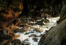mysterious underground cave exploration