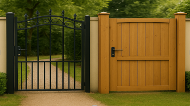 Metal garden gates: How to combine security with a warm welcome
