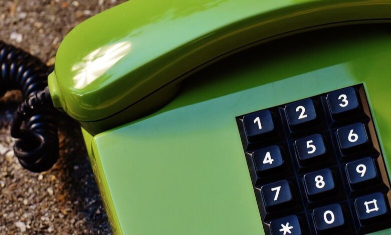 phone numbers in lookup database printout